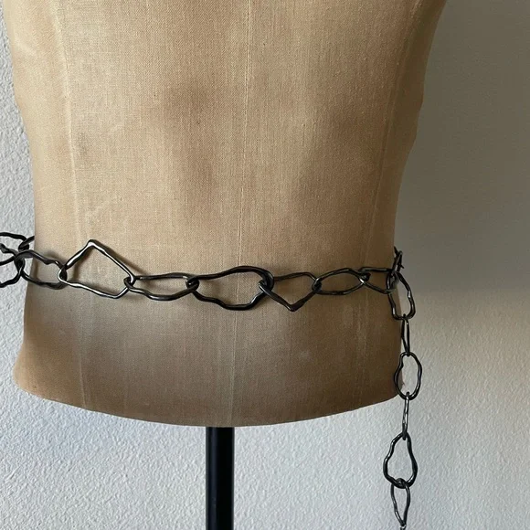 Black Chain Link Belt - Picture 1 of 13